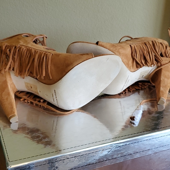 Open toe lace up booties - Picture 3 of 13